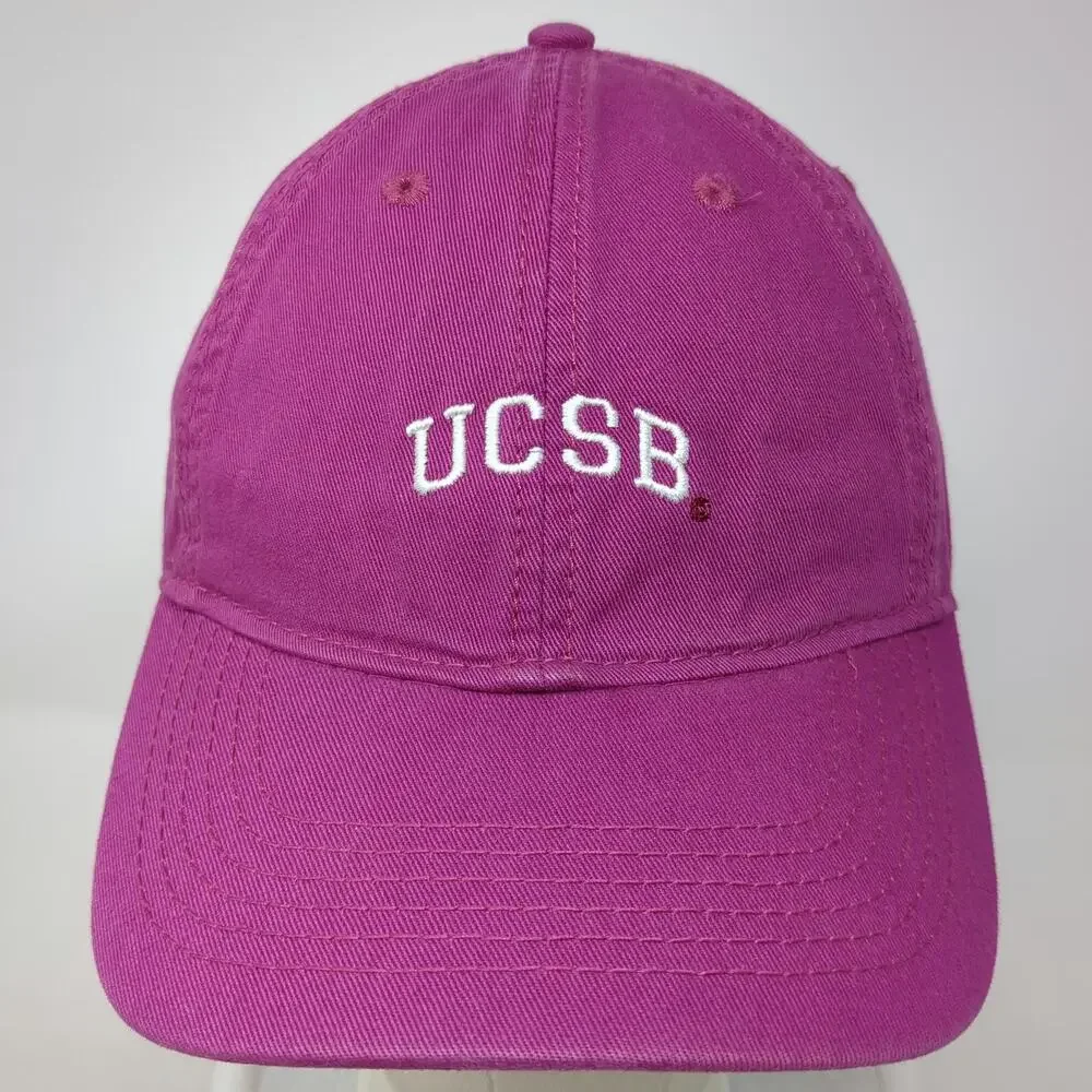 Legacy Baseball Cap Purple One Size UCSB Embroidered Logo Slideback Strap Hat